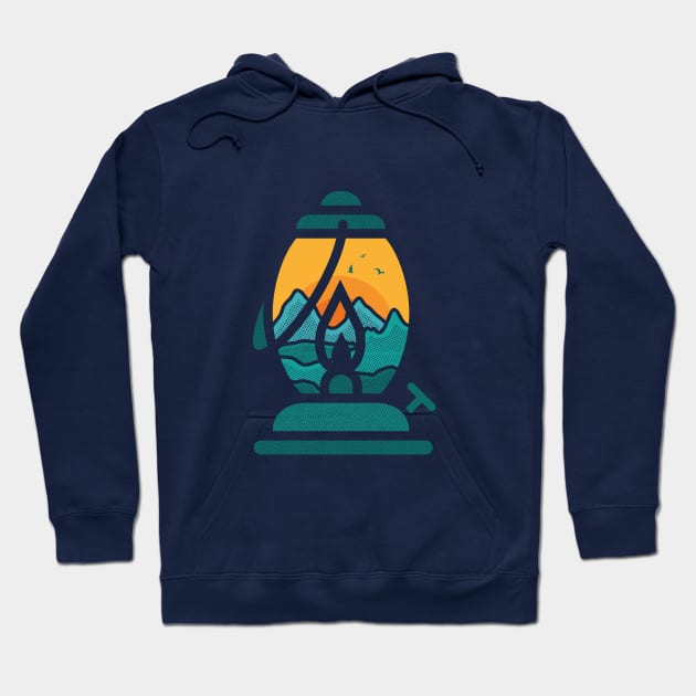 Oil lamp Hoodie by Johann Brangeon